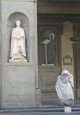Her own niche at the Uffizi Gallery&mdash;how she&rsquo;s risen in life!